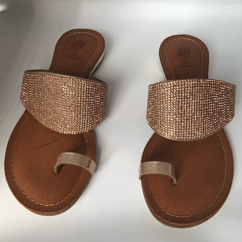 Rose Gold Sandals